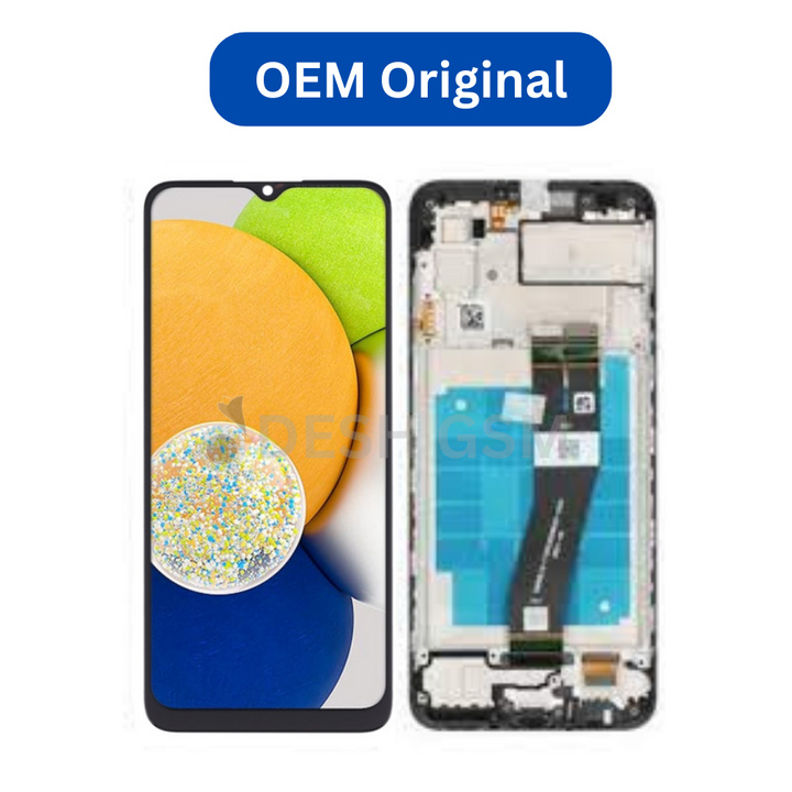 ECRAN SAMSUNG A035F A03 2022|AVEC CHASSIS OEM ORIGINAL - PETIT ECRAN