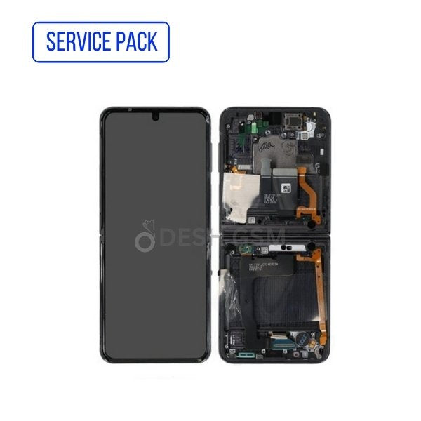 ECRAN INTERIEUR GALAXY Z FLIP 4 5G F721B/N | SERVICE PACK | GRAPHITE/GRIS/NOIR | SAMSUNG