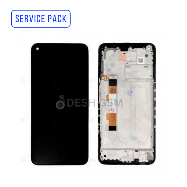 ECRAN LCD  Xiaomi REDmi Note 9T (2021) ECRAN SERVICE PACK  AVEC CHASSIS *COLOR NOIR*
