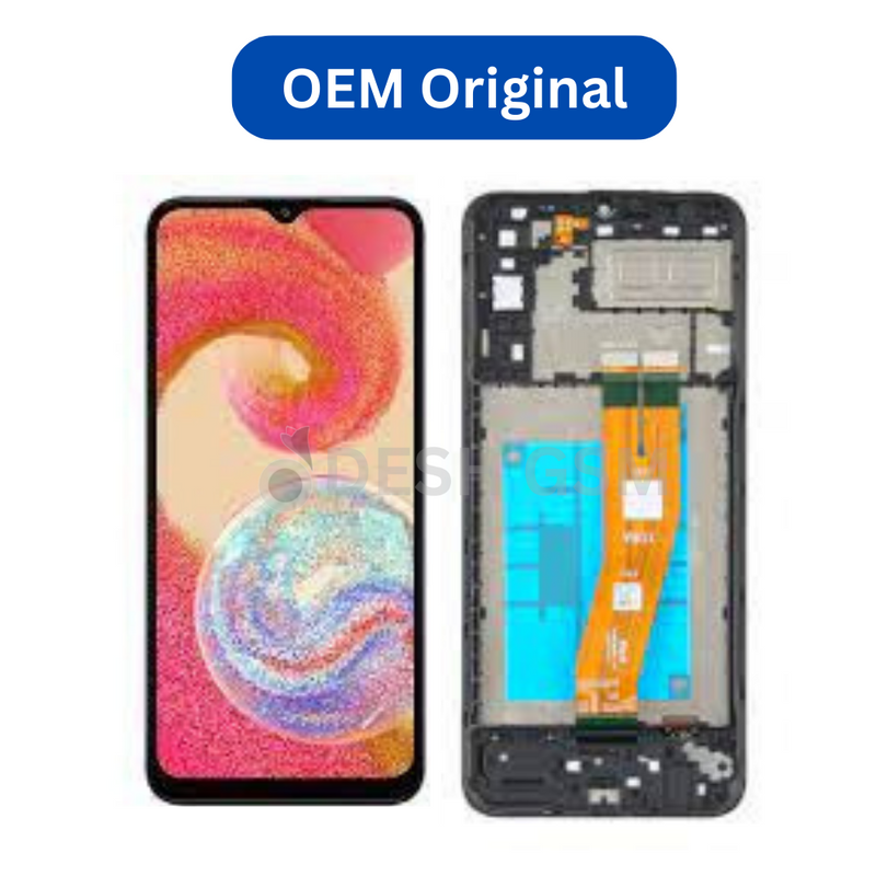Ecran Complet LCD A04e 4G (A042F) avec Chassis (NOIR) - OEM | SAMSUNG