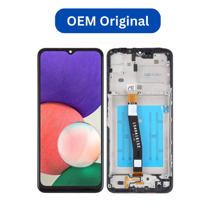 ECRAN SAMSUNG GALAXY SM-A226B (A22 5G-2021) AVEC CHASSIS (OEM ORIGINAL)