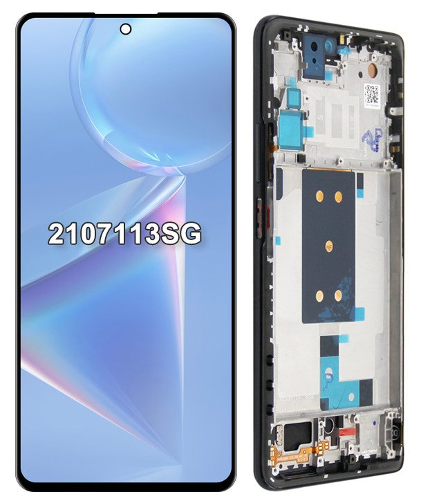 ECRAN LCD XIAOMI MI 11T / MI 11T PRO AVEC CHASSIS (RELIFE) NOIR