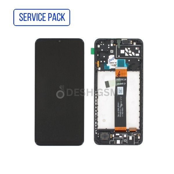 GH82-29805A/29806A Samsung Galaxy SM-A047F (A04s 2022) BLACK LCD SERVICE PACK AVEC CHASSIS