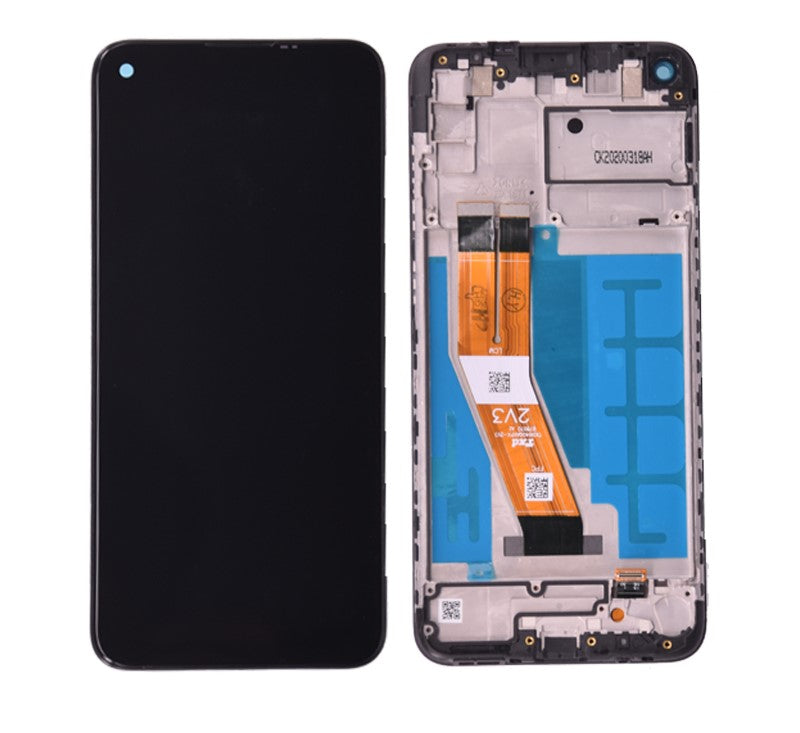 Ecran SAMSUNG A11 A115F AVEC CHASSIS | SERVICE PACK