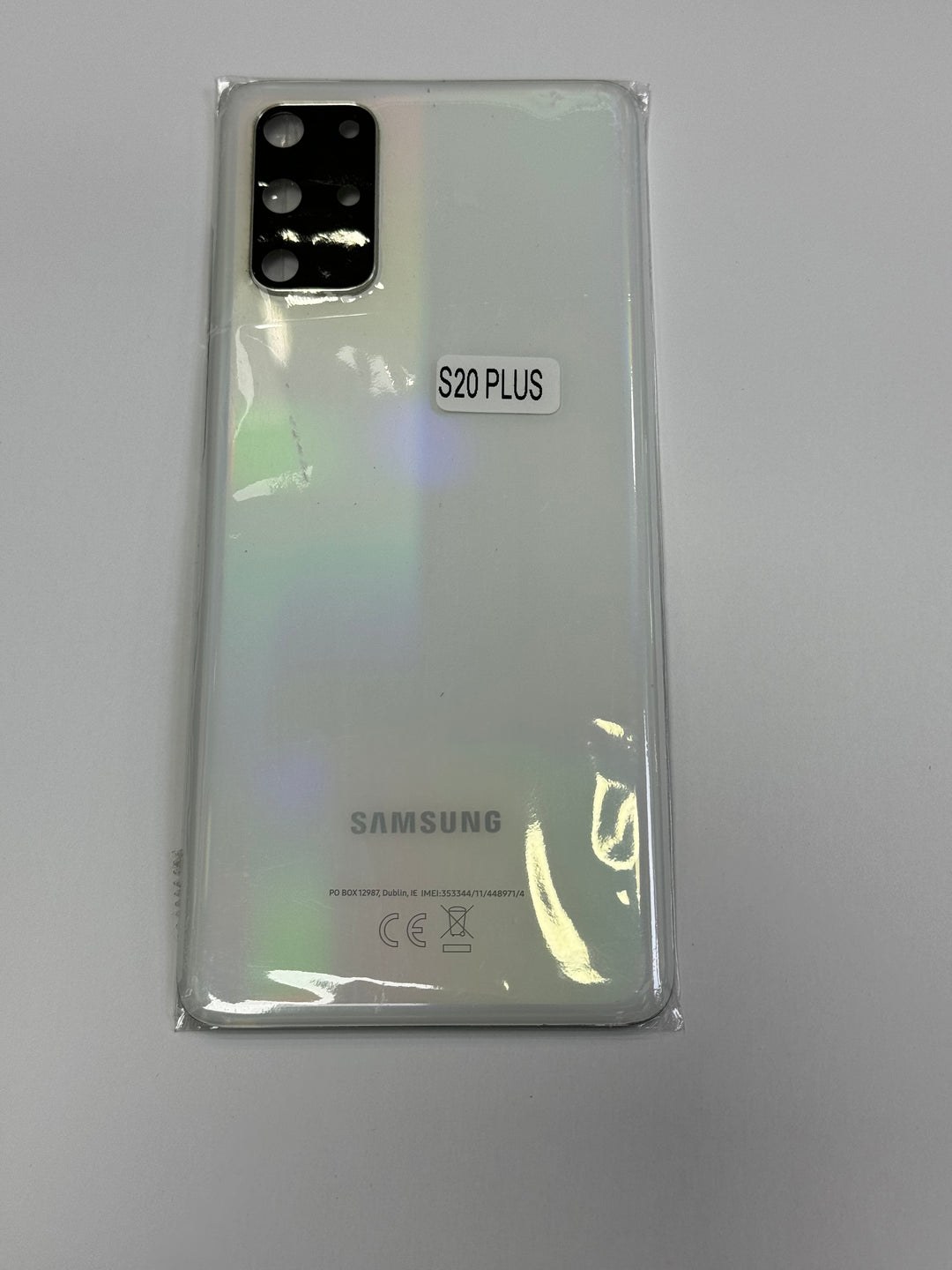 Vitre arrière Samsung S20 PLUS G985B /G986B (Original Démonté) BLANC