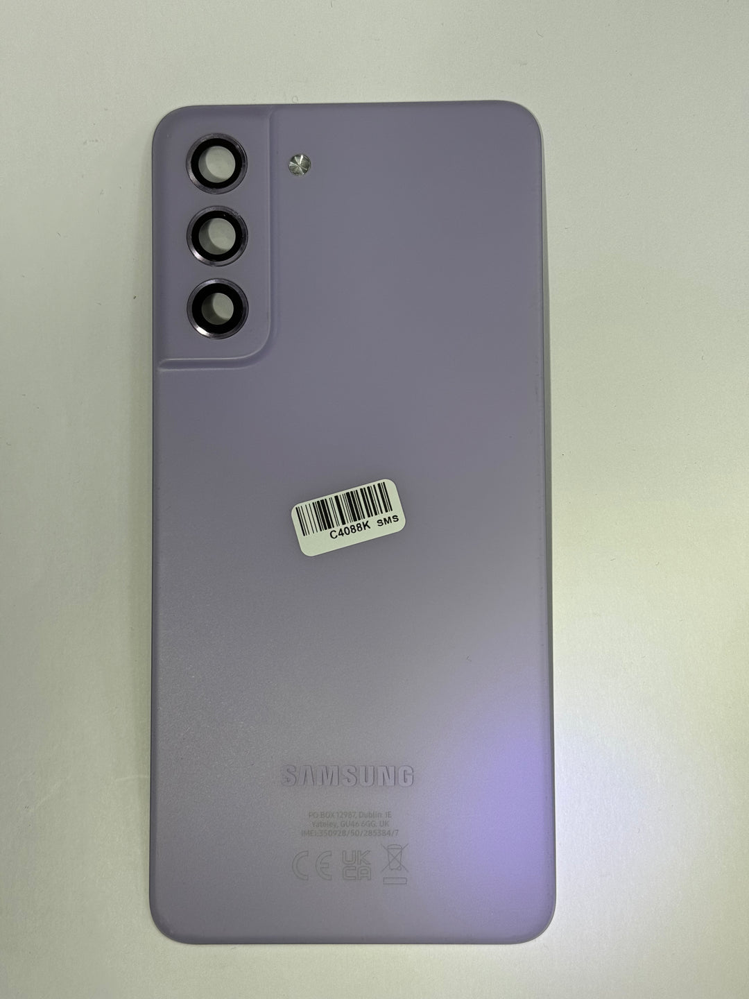Vitre arrière Samsung S21 FE 4G/5G G990/G991B (Original Démonté) PURPEL A/B