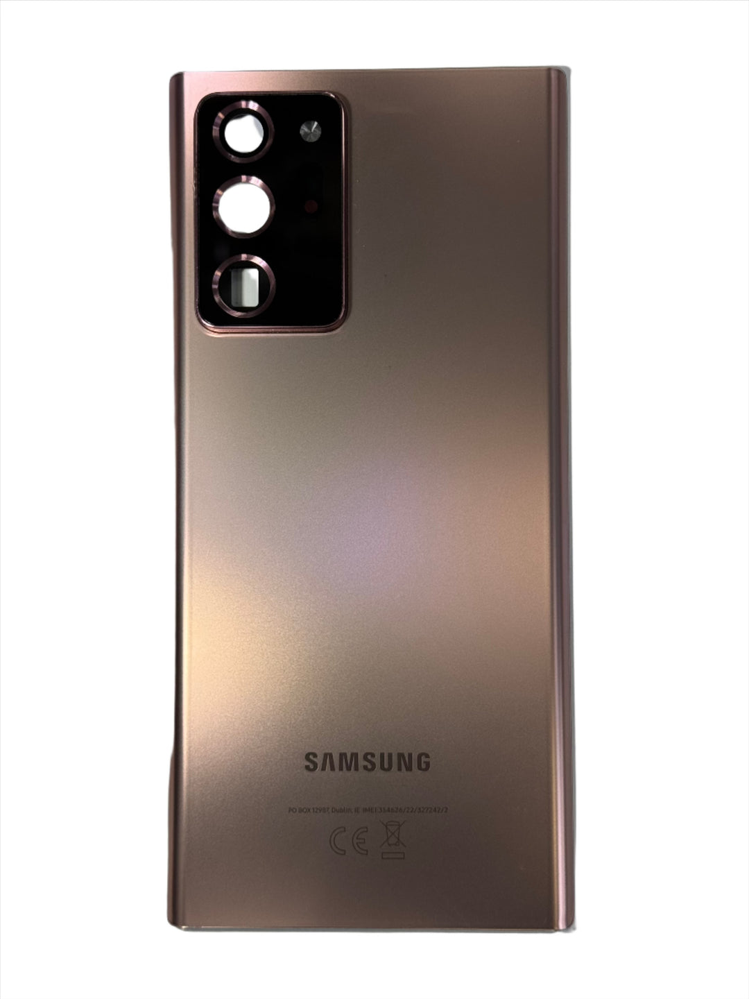 Vitre arrière Samsung Note 20 Ultra N985B/N986B 4G/5G (Original Démonté) BRONZE