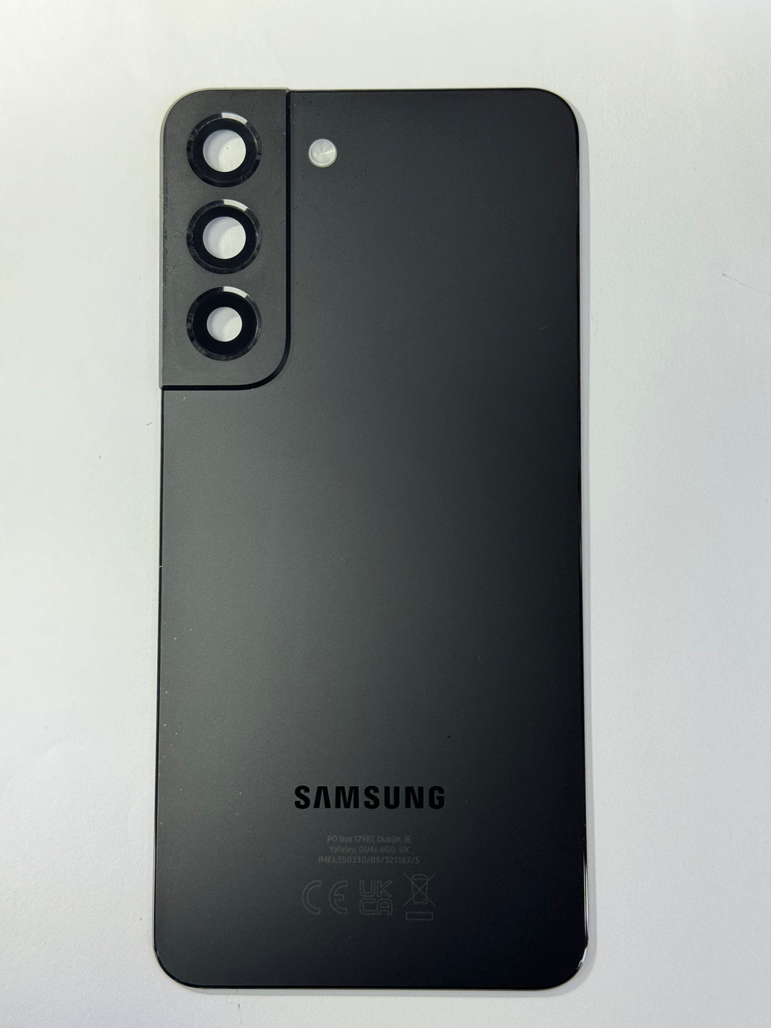 Vitre Arrière Samsung S22 5G S901B (Original Démonté) Noir