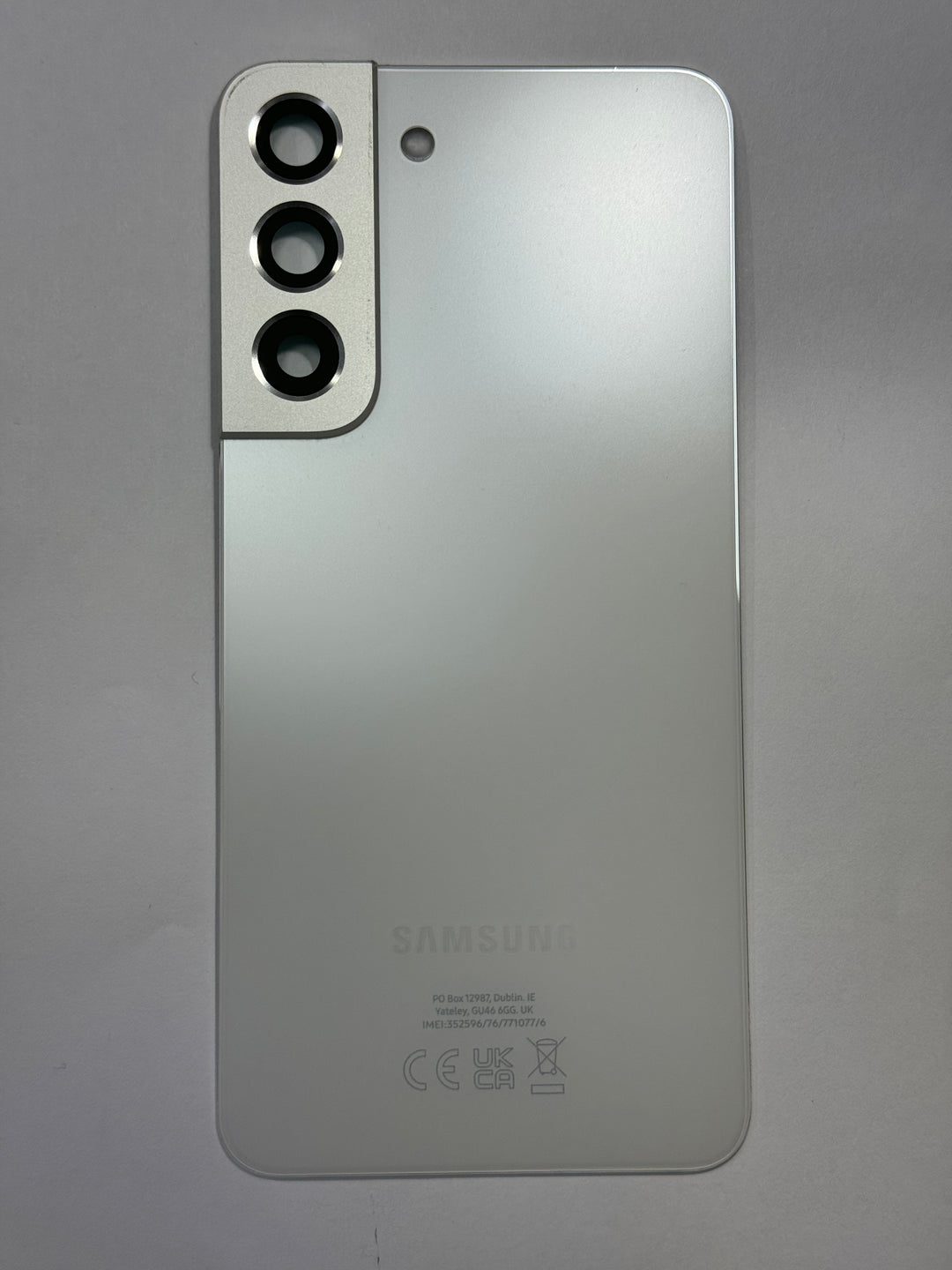 Vitre Arrière Samsung S22 5G S901B (Original Démonté) Blanc