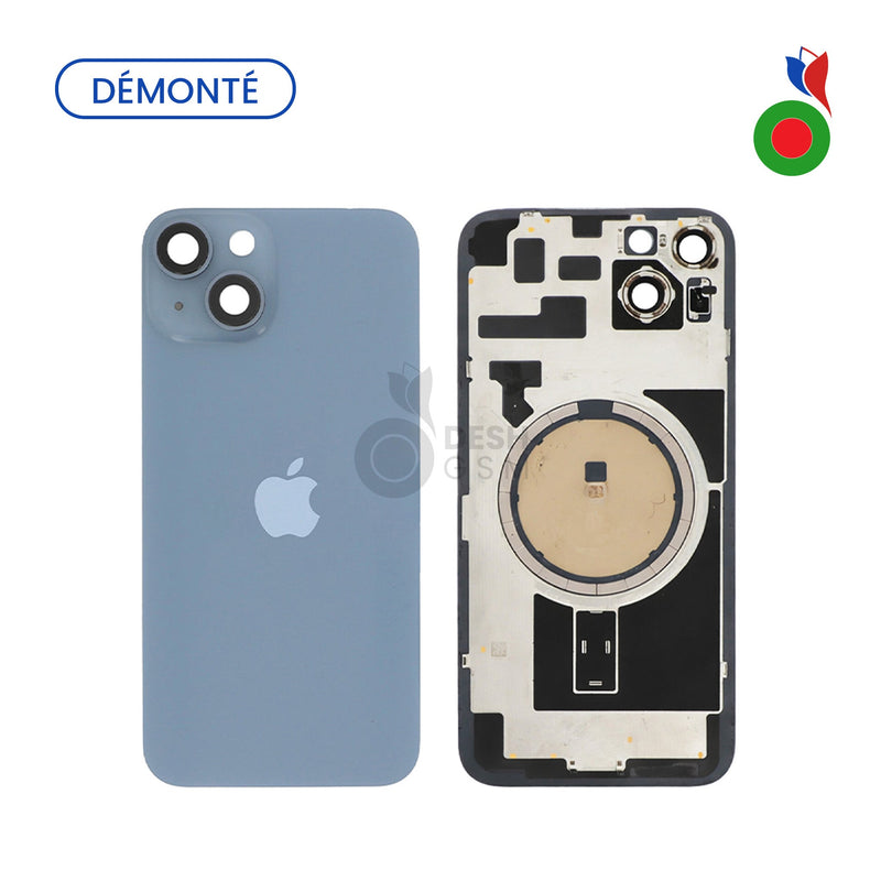 Vitre Arriere Complete iPhone 14 | BLEU (Original Demonte) - Grade A