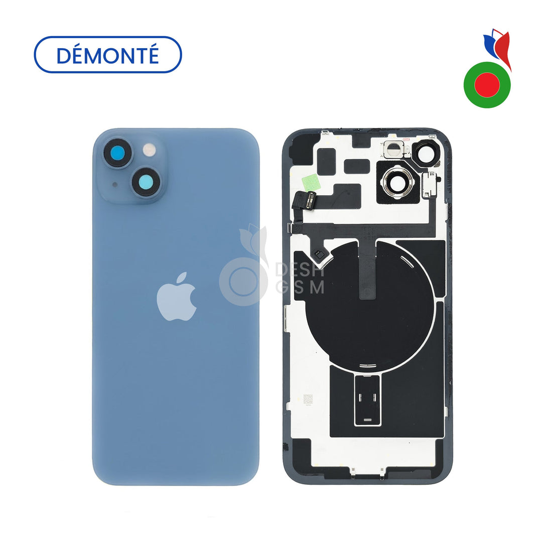 Vitre Arriere avec MagSafe - iPhone 14 Plus | BLEU (Original Demonte) - Grade A