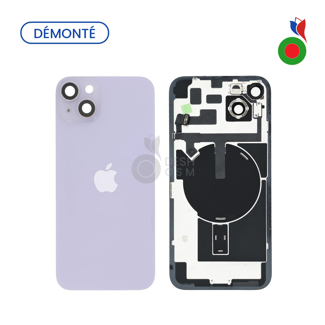 Vitre Arriere avec MagSafe - iPhone 14 | MAUVE | PURPLE (Original Demonte) - Grade A