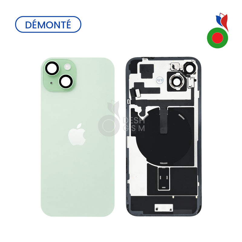 Vitre Arriere avec MagSafe - iPhone 15 | VERT (Original Demonte) - Grade A