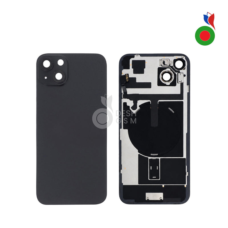 Vitre Arriere Complete avec MagSafe - iPhone 15 | NOIR - Sans Marquage