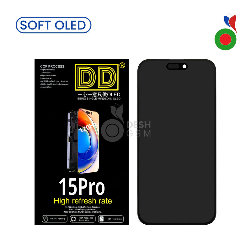 Ecran Complet iPhone 15 Pro - DD SOFT OLED | avec IC (FORMAT ORIGINAL)