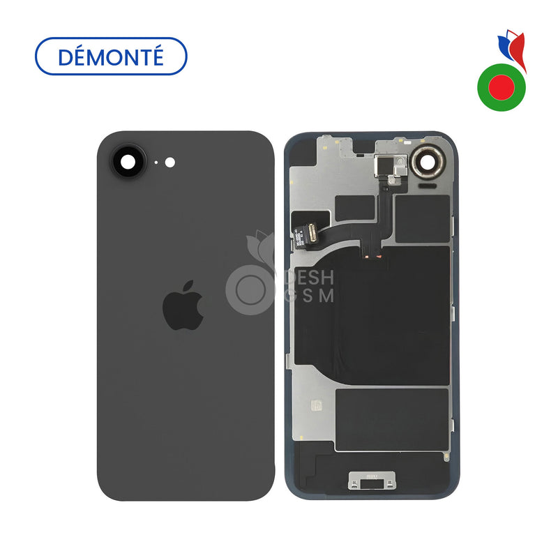 Vitre Arriere avec MagSafe - iPhone 16e | NOIR (Original Demonte) - Grade A