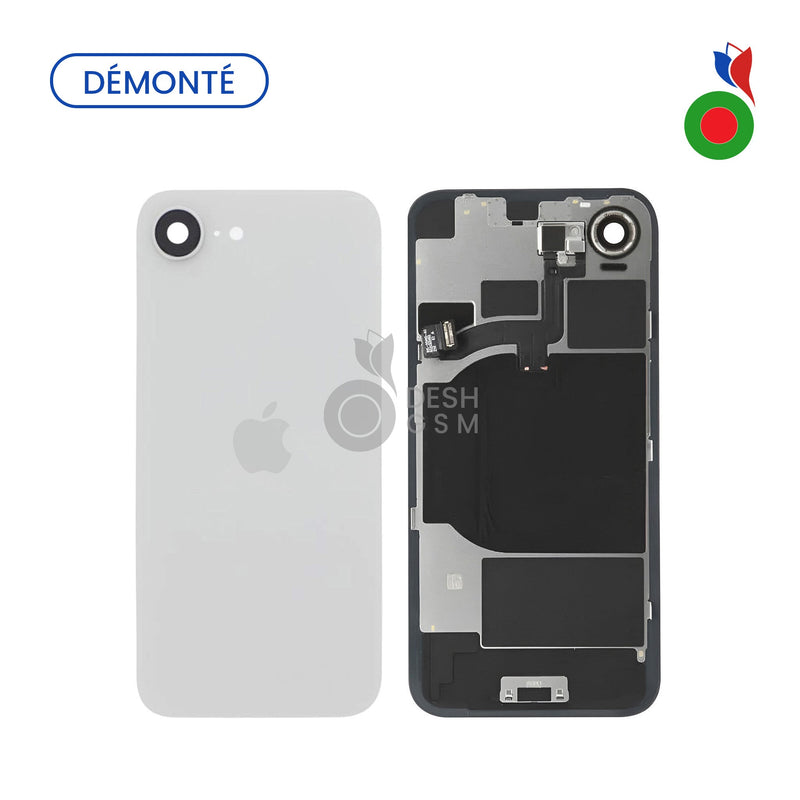 Vitre Arriere avec MagSafe - iPhone 16e | BLANC (Original Demonte) - Grade A