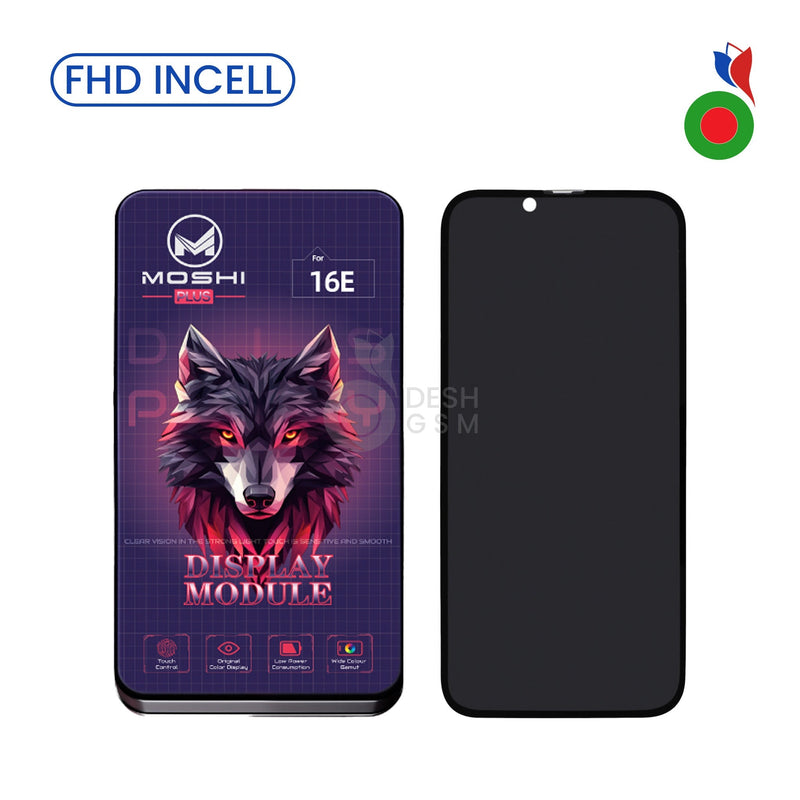 Ecran Complet iPhone 16e | 17e - FHD INCELL | MOSHI PLUS (JK FACTORY)