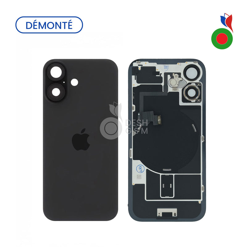 Vitre Arriere avec MagSafe - iPhone 16 Plus | NOIR (Original Demonte) - Grade A