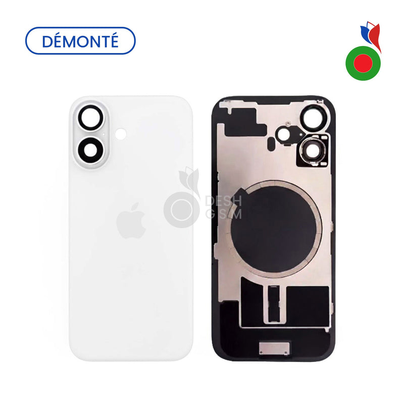 Vitre Arriere iPhone 16 Plus - BLANCE | (Original Demonte) Grade A