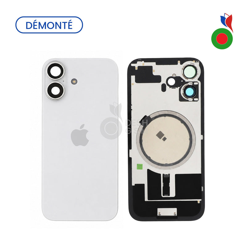 Vitre Arriere Sans Magsafe- iPhone 17 | (Original Demonte) - BLANC | Grade A