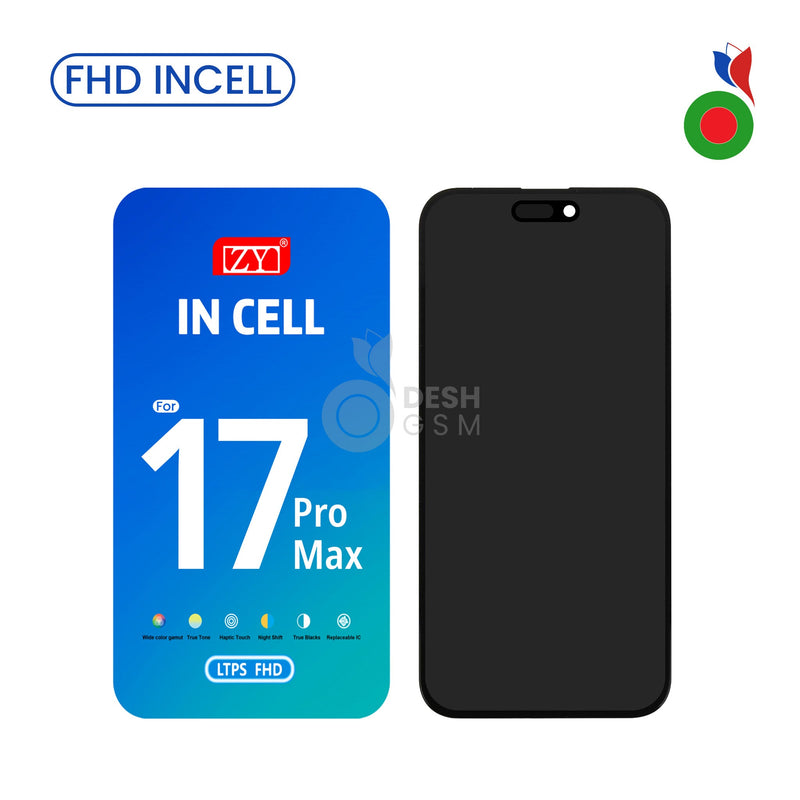 Ecran Complet LCD iPhone 17 Pro Max - FHD INCELL FHD1080p - 120HZ | ZY