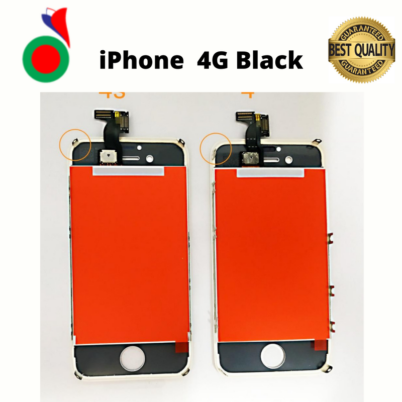 IPHONE 4G 4S TOP QUALITY ECRAN  Black