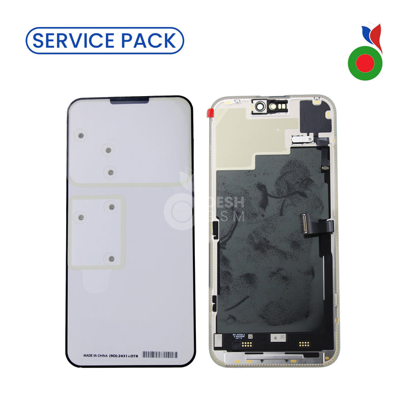 ECRAN COMPLET IPHONE 16 ORIGINAL (SERVICE PACK) AVEC VIS ET HP NAPPE