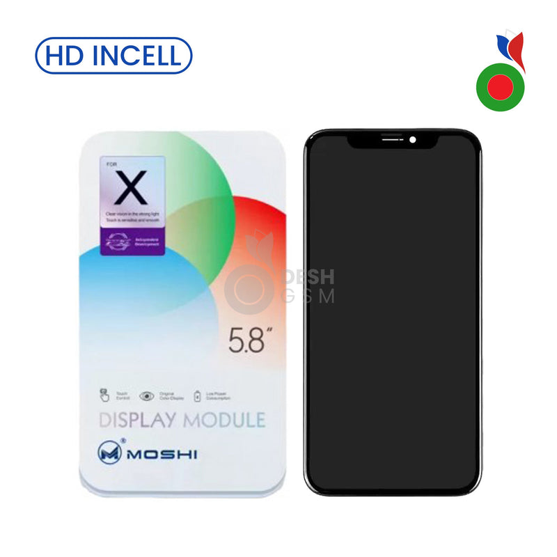 Ecran Complet LCD iPhone X - HD INCELL | MOSHI