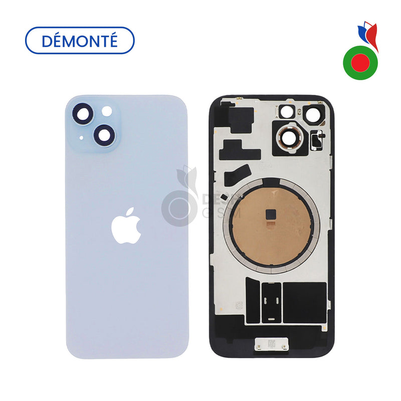 Vitre Arriere sans MagSafe - iPhone 15 | BLEU (Original Demonte) - Grade A