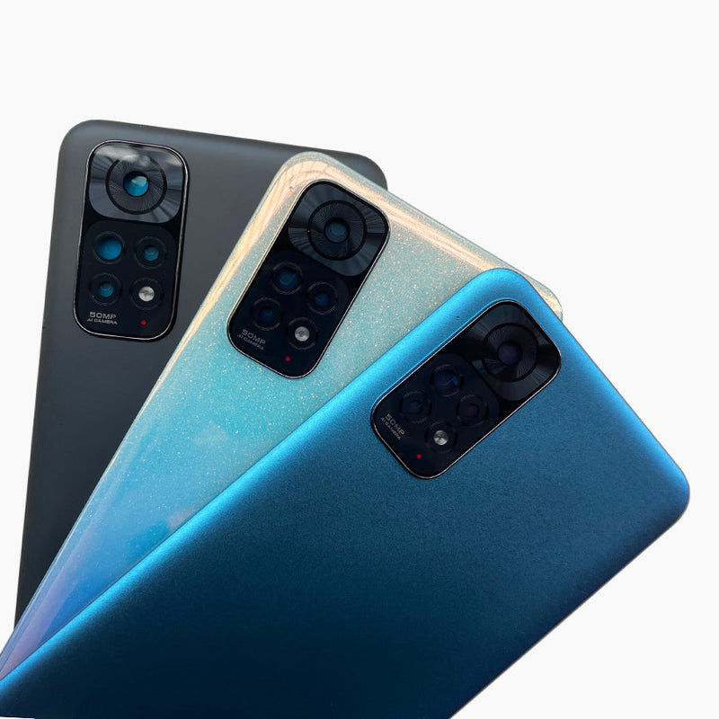 Vitre Arriere XIAOMI REDMI NOTE 11 4G NOIR/GRIS | SERVICE PACK
