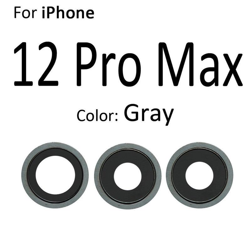 Lentille Camera Arriere Avec Contour Pour iPhone 12 Pro max