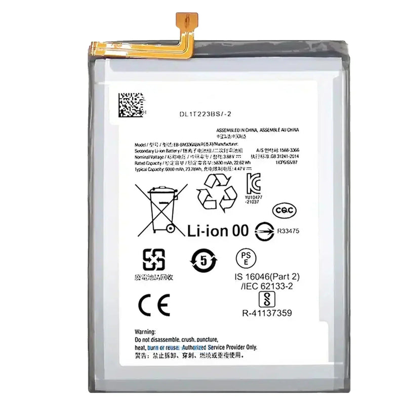 Batterie Samsung Galaxy M52 5G| M33 5G| M23 5G | A23 5G EB-BM526ABS Compatible