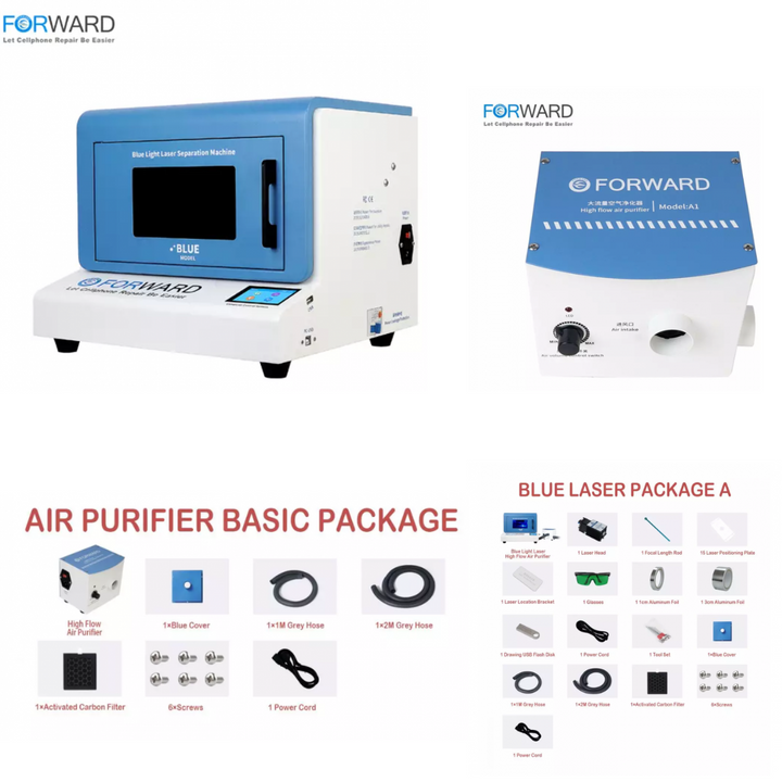 Light Laser Separation Machine & Air Purifier - BLUE | FORWARD