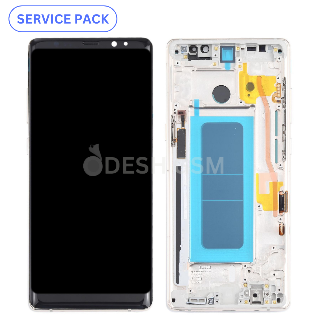 Ecran LCD SAMSUNG NOTE 8 N950F SERVICE PACK AVEC CHASSIS (OR)