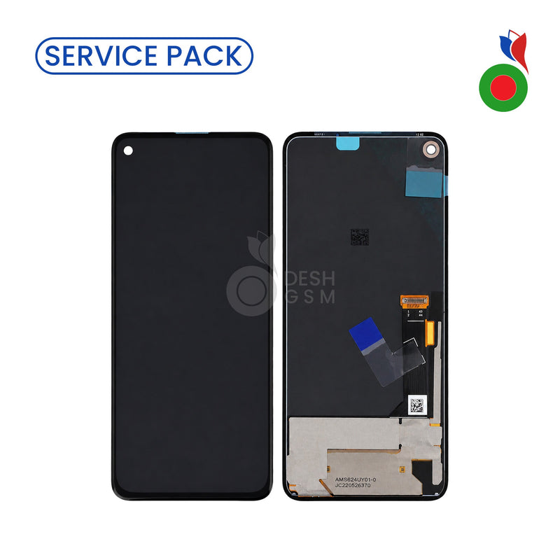 Ecran Complet Pixel 4a 5G avec Chassis - SERVICE PACK | GOOGLE