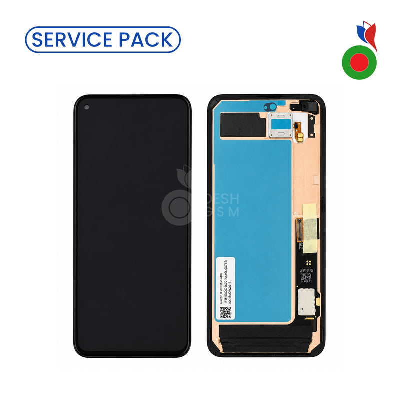 Ecran Complet Pixel 5 avec Chassis - SERVICE PACK | GOOGLE