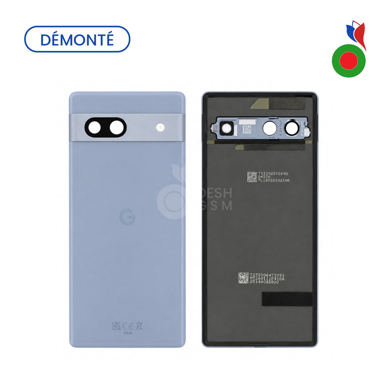 Vitre Arriere Pixel 7a - BLEU | GOOGLE - (Demonte Origine)