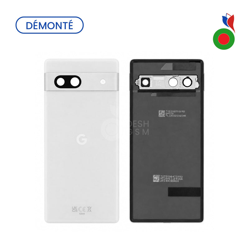 Vitre Arriere Pixel 7a - BLANC | GOOGLE - (Demonte Origine)