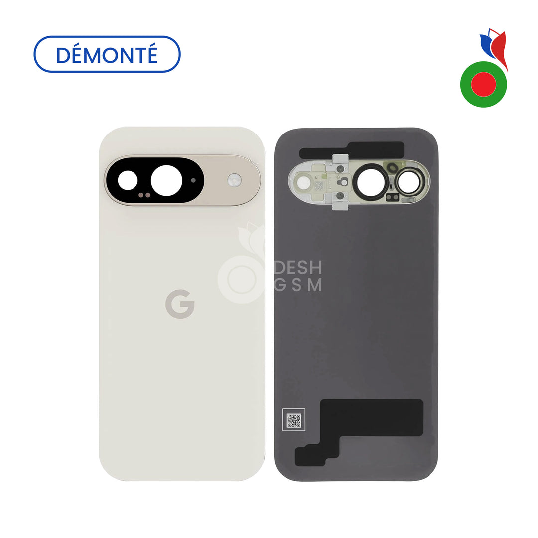 Vitre Arriere Pixel 9 5G - PORCELAINE | GOOGLE - (Demonte Origine)