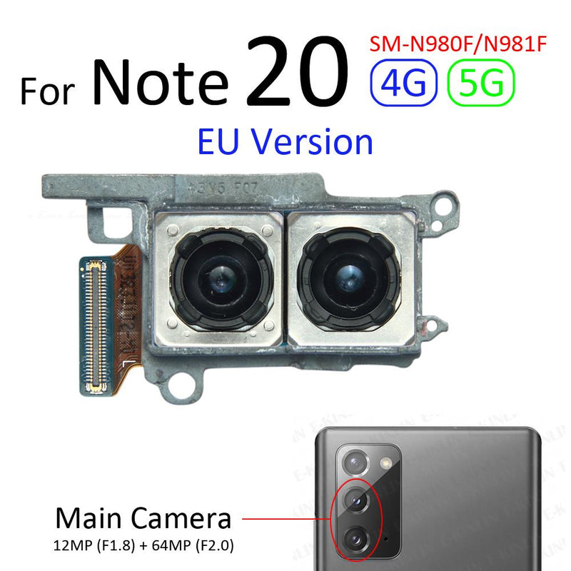 CAMERA ARRIERE SAMSUNG  NOTE 20 N980 4G  N981 5G