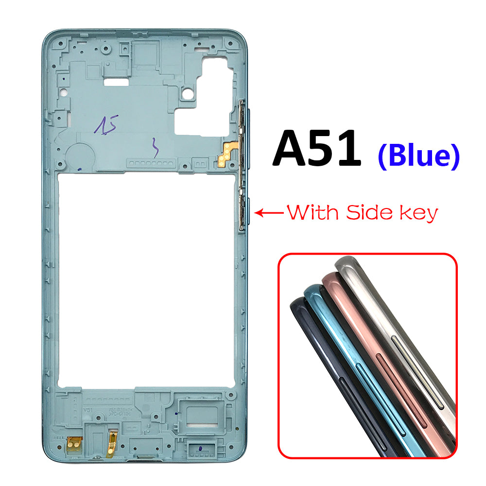 Middle Frame Housing Case For Samsung A51 4G A515F