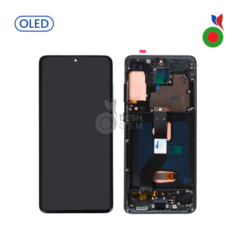 Ecran Complet LCD S20 Plus (G985F, G986B) avec Chassis (NOIR) - OLED | SAMSUNG