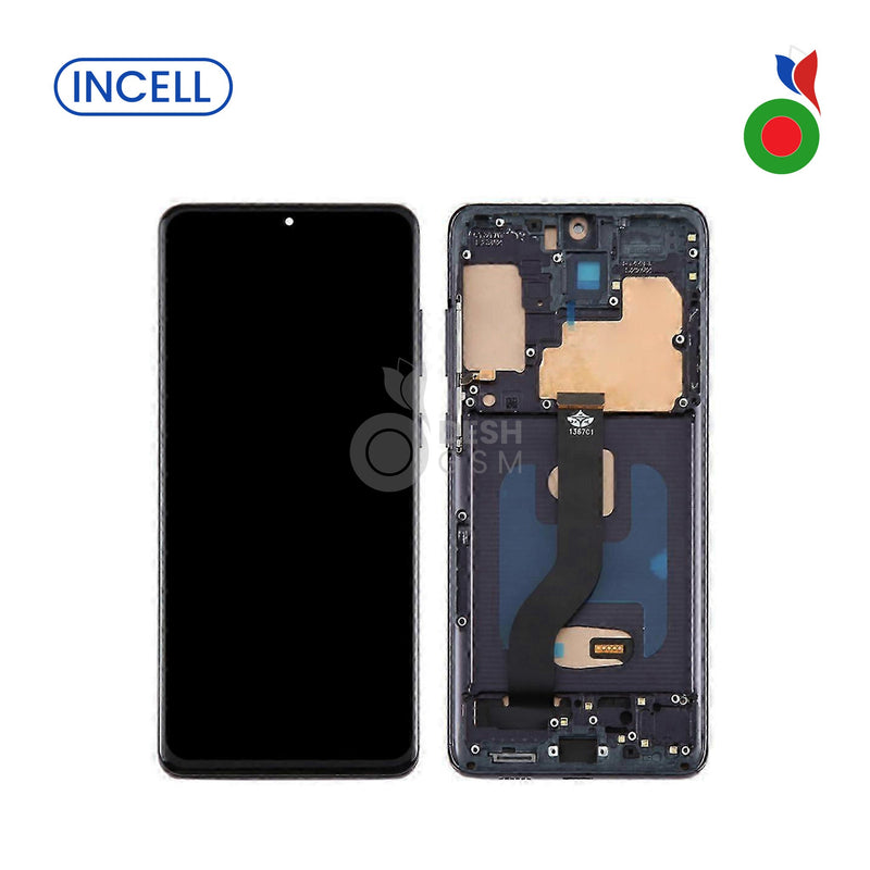 Ecran Complet LCD S20 Plus avec Chassis (G985F, G986B) | NOIR - INCELL | SAMSUNG