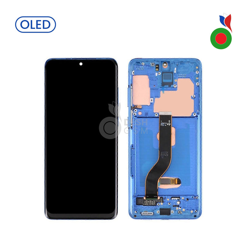 Ecran Complet LCD S20 Plus (G985F, G986B) avec Chassis | BLEU - OLED | SAMSUNG