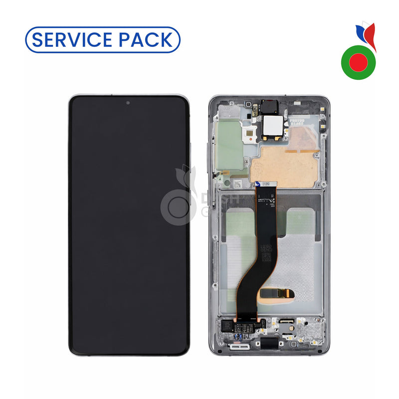 ECRAN SAMSUNG S20 PLUS G985F G986F SERVICE PACK AVEC CHASSIS (GRAY)