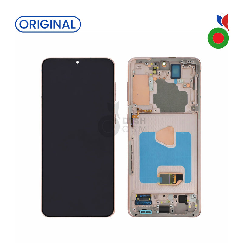 Ecran Complet LCD S21 Plus 4G/5G avec Chassis (S996F, S996B) | VIOLET/ARGENT - ORIGINAL | SAMSUNG