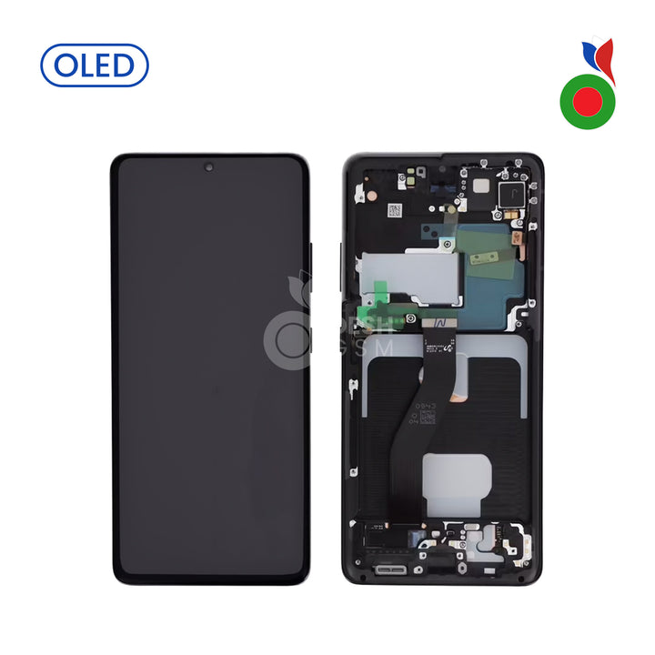 Ecran Complet LCD S21 Ultra 4G/5G avec Chassis - OLED | SAMSUNG