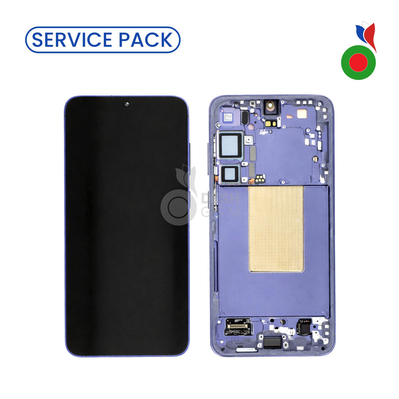 Ecran SAMSUNG S24 Plus 5G avec Chassis (S926) | VIOLET - SERVICE PACK (Assembled)