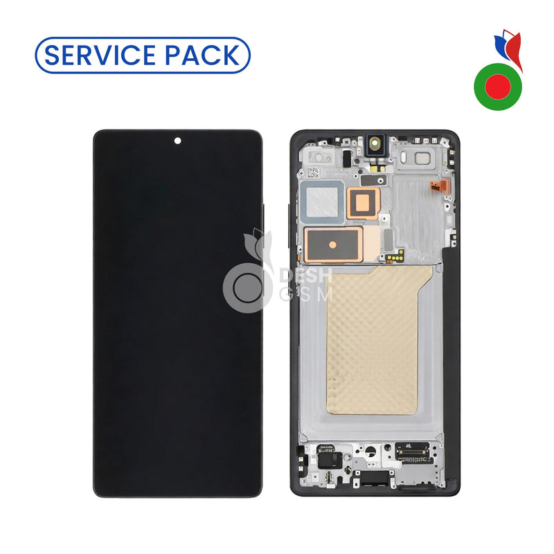 Ecran Complet S25 Ultra 5G avec Chassis (S938B)  | NOIR - SERVICE PACK | SAMSUNG- Assembled